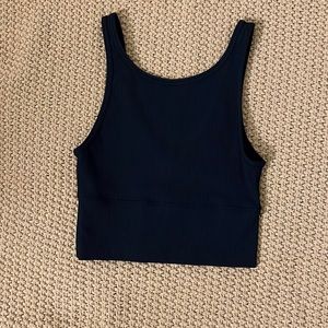 Reversible Lululemon Ribbed Black Tank
